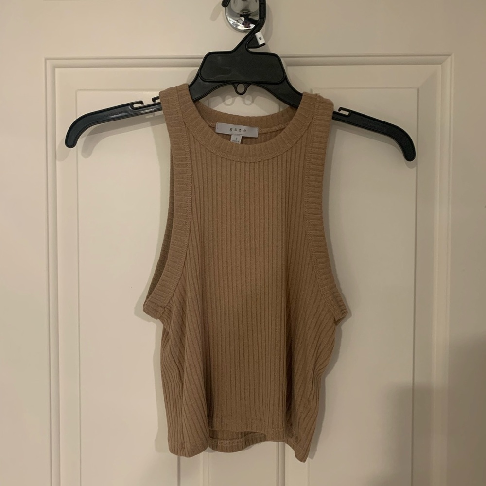Tan tank top NWOT